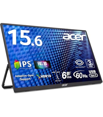 Amazon.co.jp: Acer モバイルモニター ディスプレイ 15.6インチ